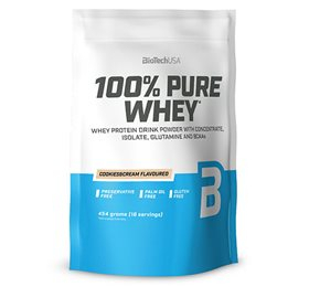 100 Pure Whey Protein Pulver Cookies   Cream 454