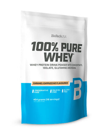 Biotechusa 100 Pure Whey Protein Pulver Caramel Cappuccino