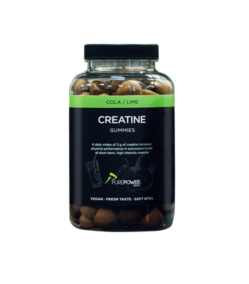 Purepower Kreatin Vingummi Cola Lime 120 Stk
