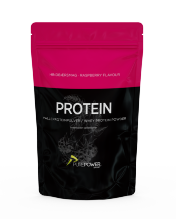 Purepower Proteinpulver Valleproteindrik Hindbær 400