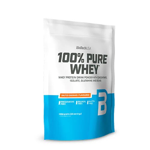 100 Pure Whey Protein Pulver Salted Caramel 454 Gram