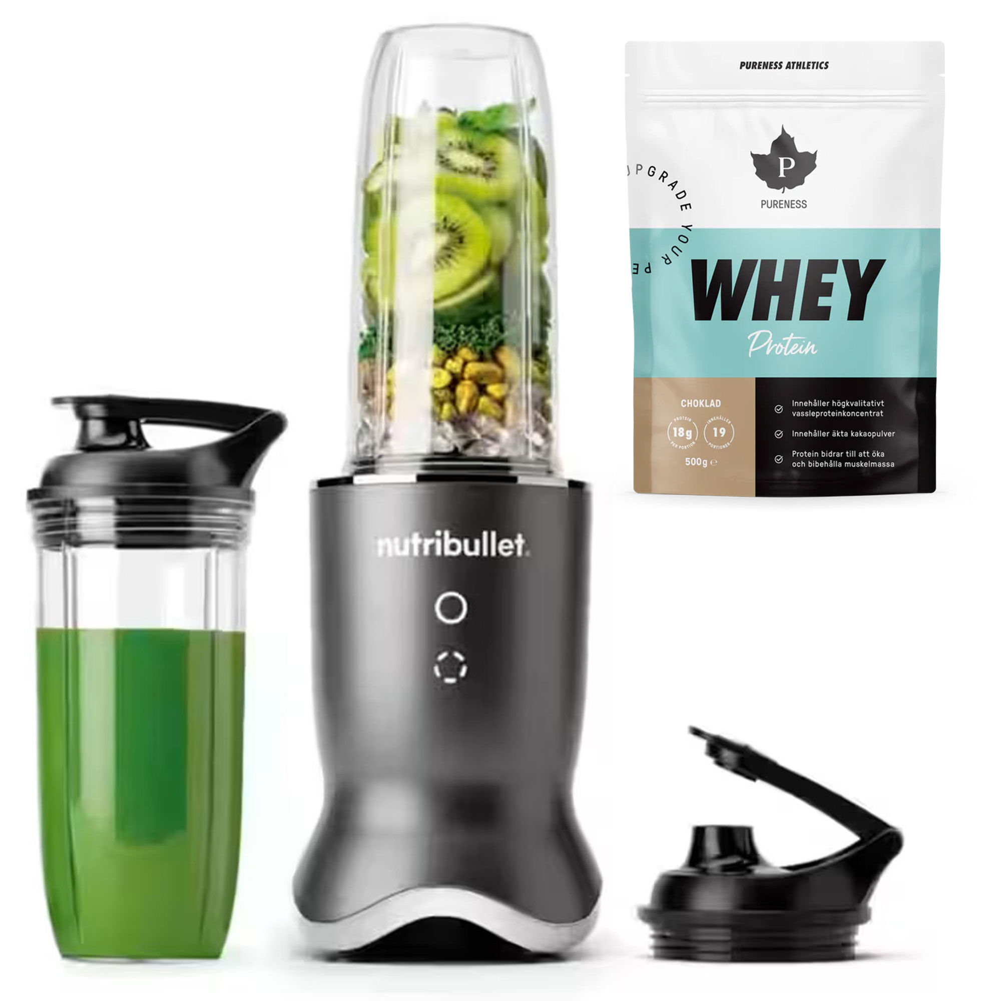 Nutribullet Ultra Nb1206dg Personlig Blender Med Proteinpulver