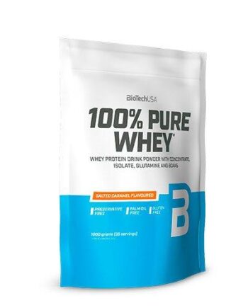 Biotech 100 Pure Whey Protein Pulver Salted Caramel 454g