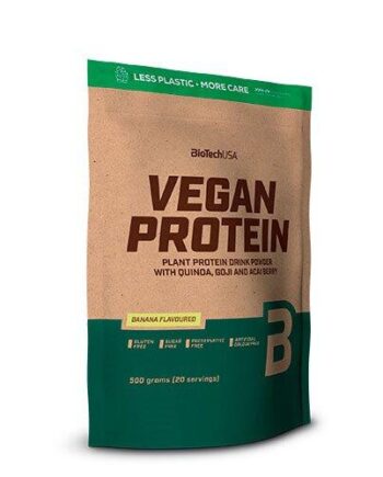 Biotech Vegan Protein Pulver Banan Smag 500g
