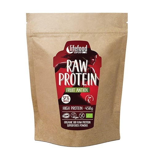 Proteinpulver Frugt Raw økologisk Superfood 450 Gram Lifefood